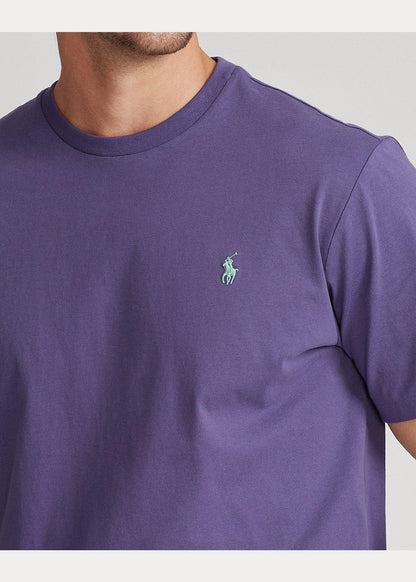 Camiseta de punto Classic Fit Púrpura