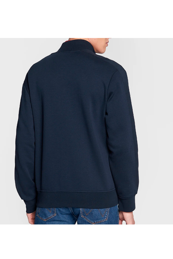 Chaqueta deportiva de punto azul marino