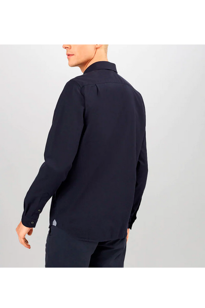 Camisa con bolsillo azul marino