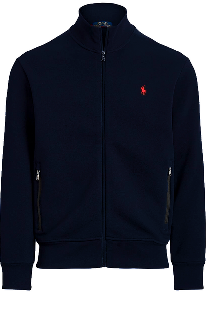 Chaqueta deportiva de punto azul marino