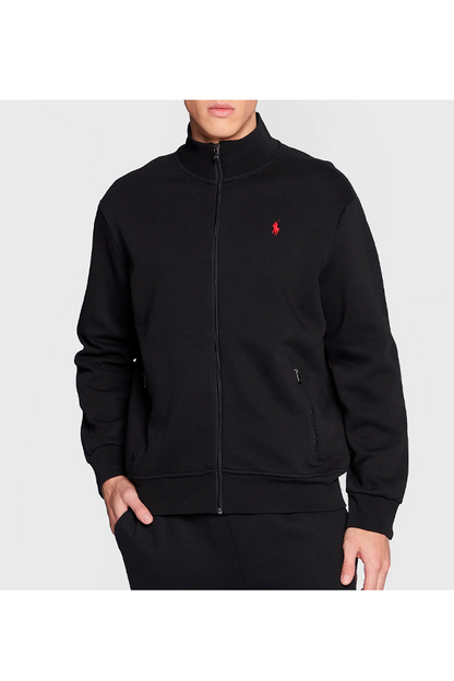 Chaqueta deportiva de punto negra