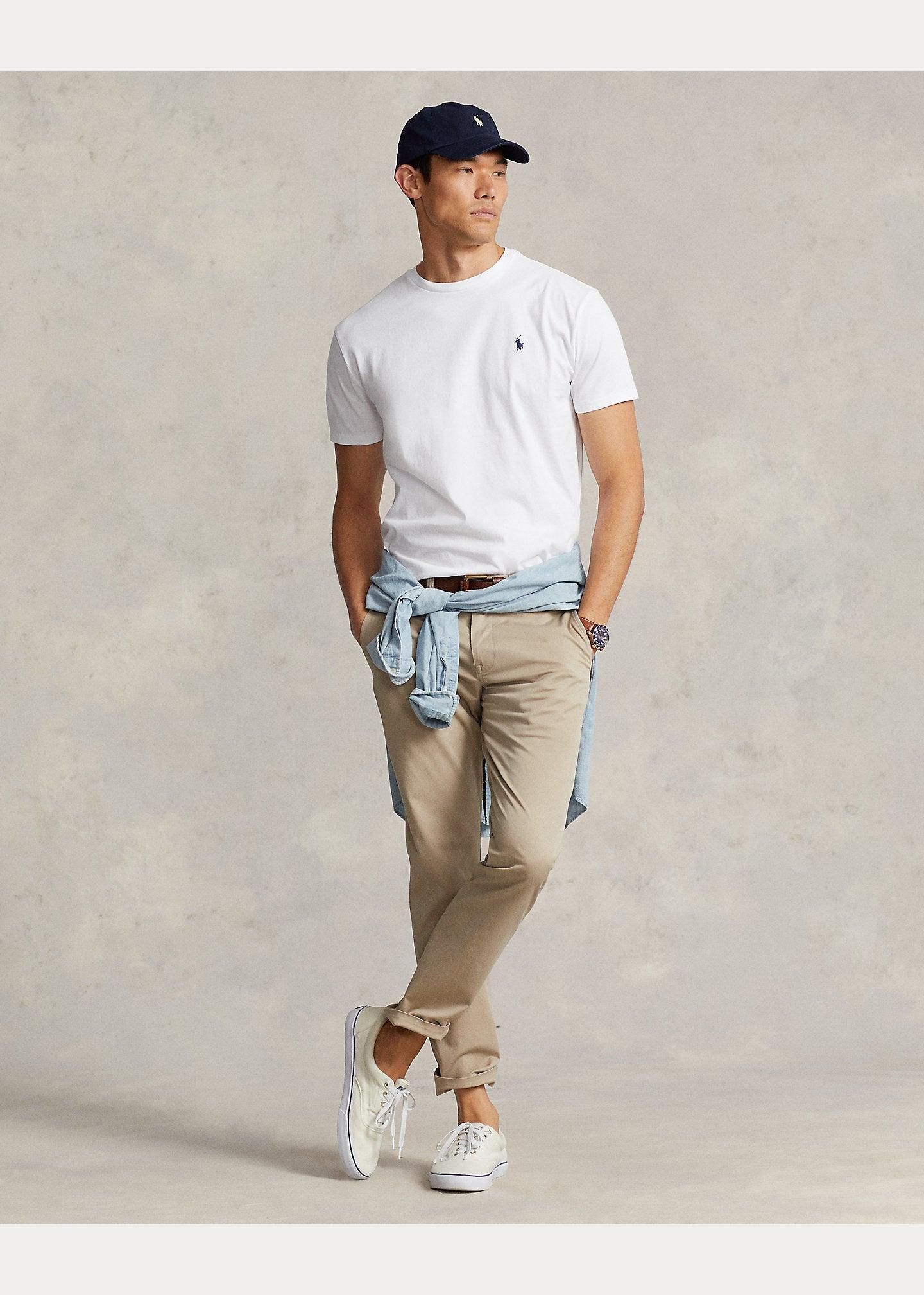 Camiseta de punto Classic Fit Blanco