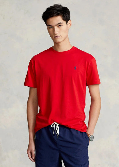 Camiseta de punto Classic Fit Rojo