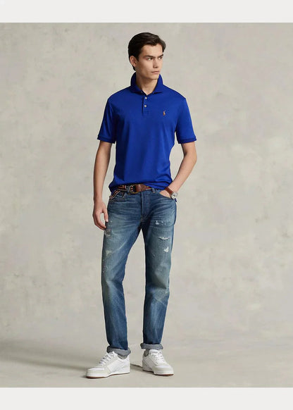 Polera Algodón suave azul