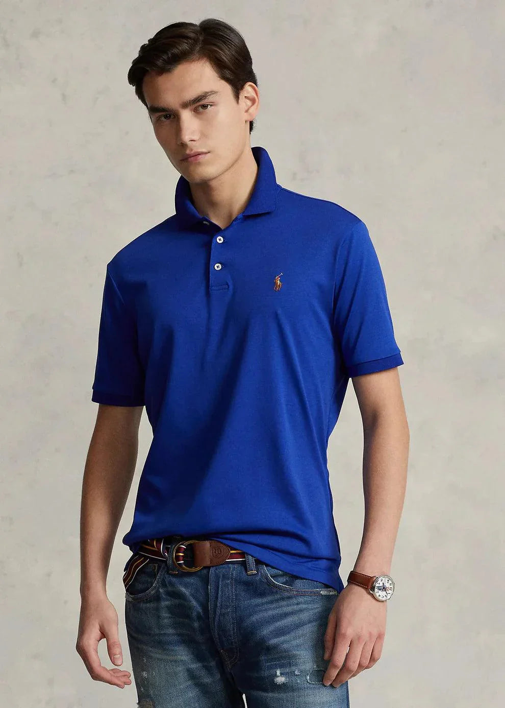 Polera Algodón suave azul