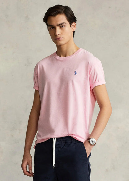 Camiseta de punto Classic Fit Rosa