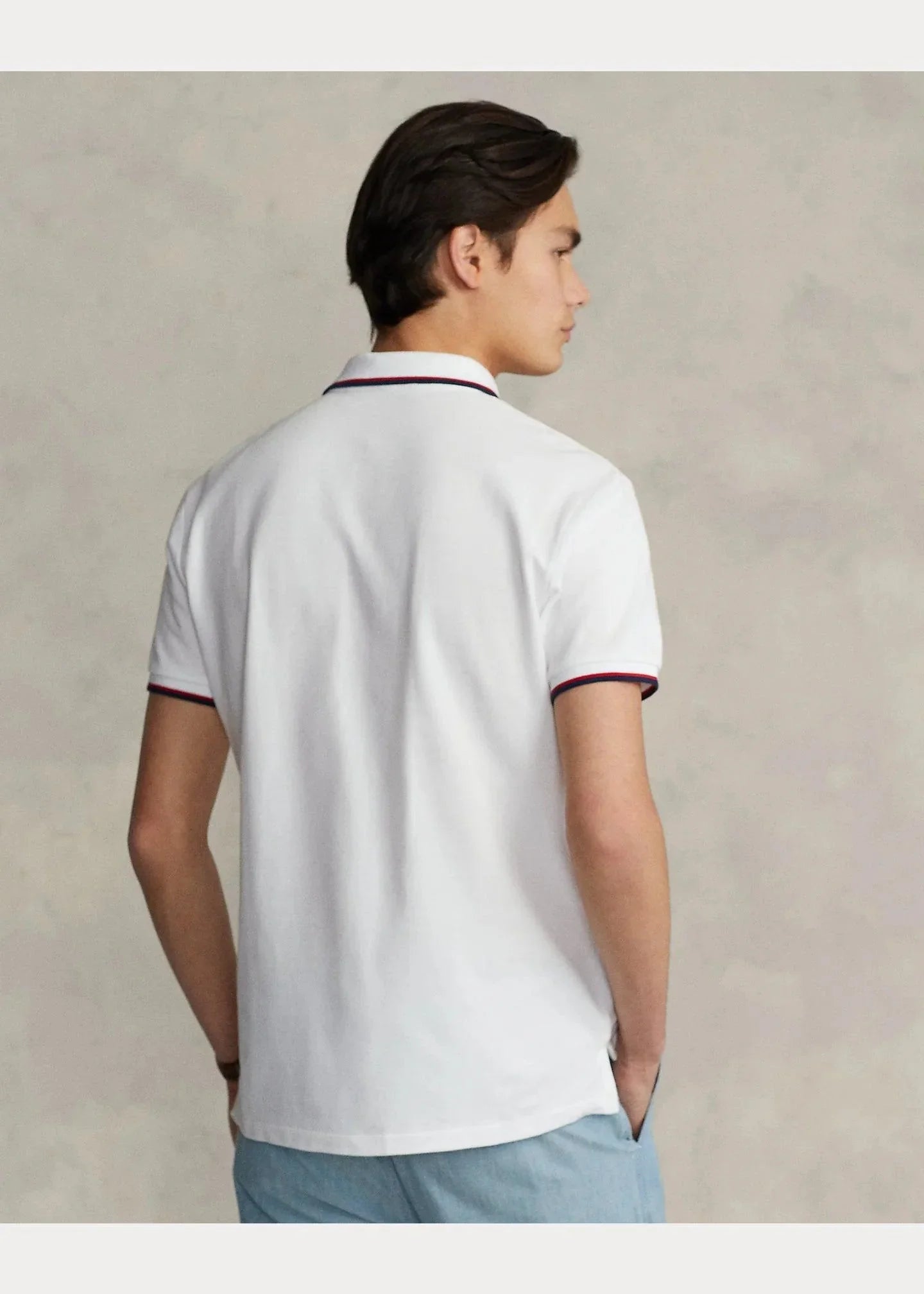 Polera de piqué Custom Slim Fit colores