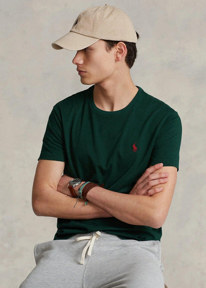 Camiseta de punto Classic Fit Verde Petróleo
