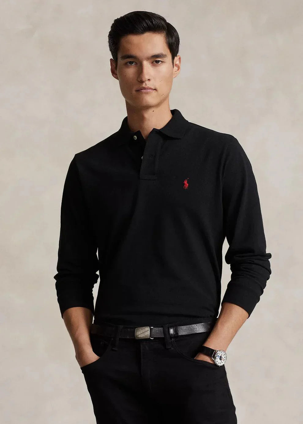 Camiseta Manga Larga Negro
