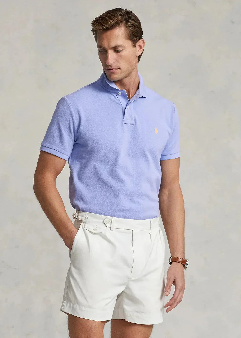 Polera azul claro
