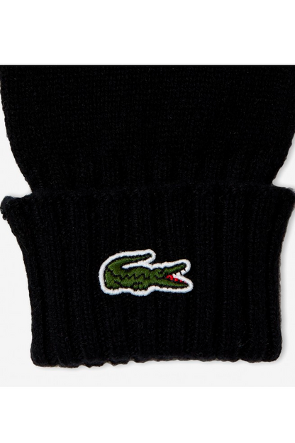 Guantes de lana negros