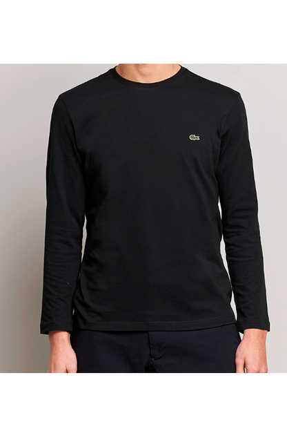 Polera manga larga básica negra