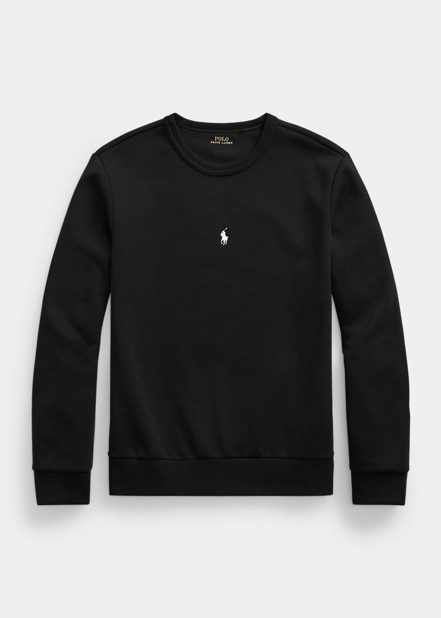 Polerón de cuello redondo Negro