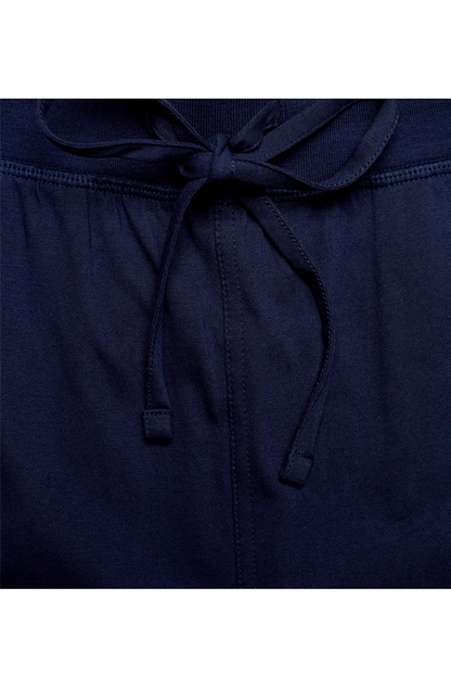 Pantalón jogger elasticado azul marino