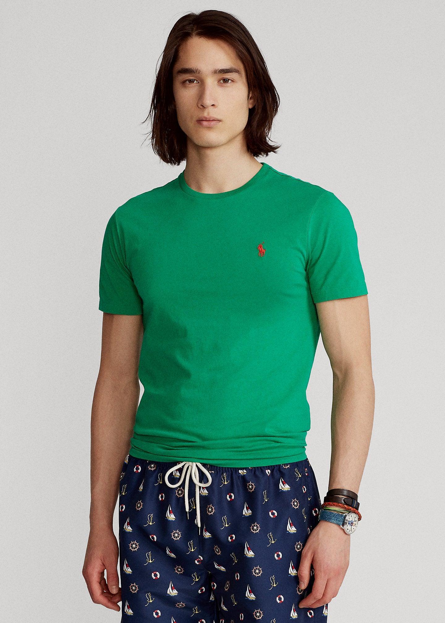 Camiseta de punto Classic Fit Verde