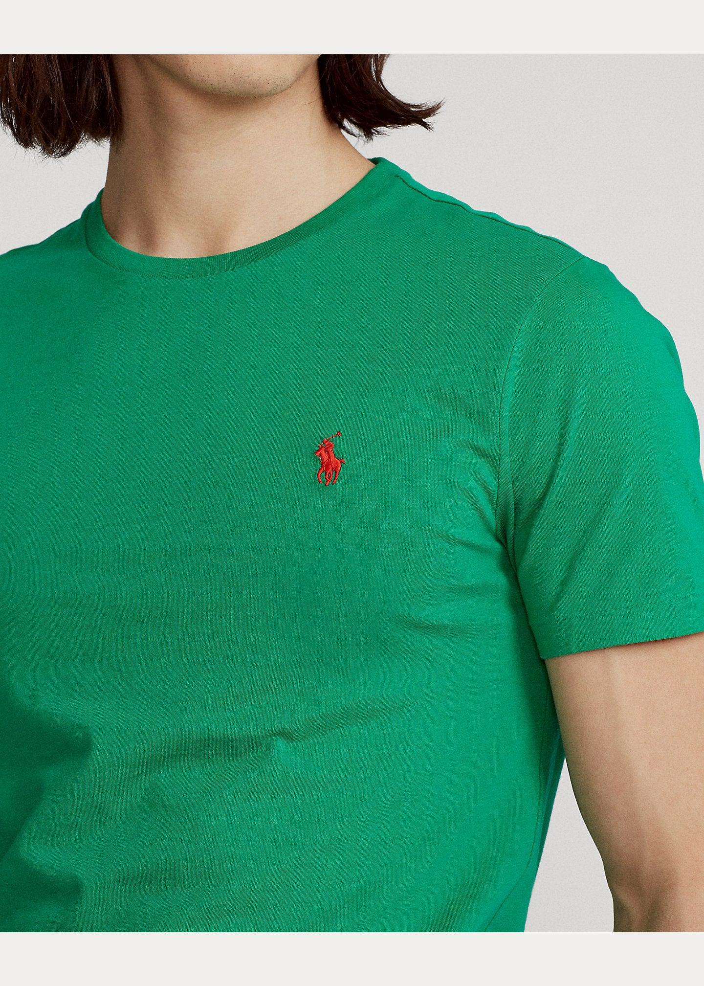 Camiseta de punto Classic Fit Verde