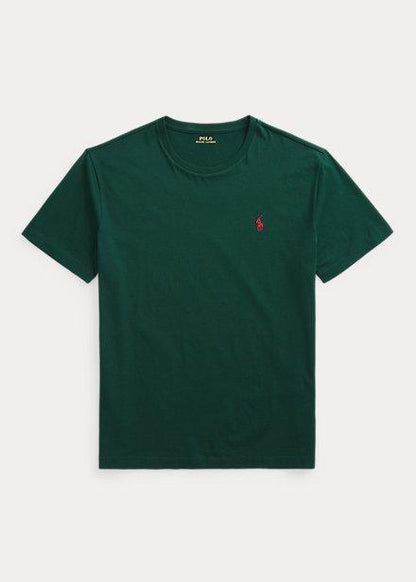 Camiseta de punto Classic Fit Verde Petróleo